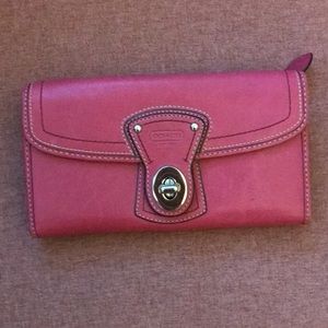 Pink Coach Wallet